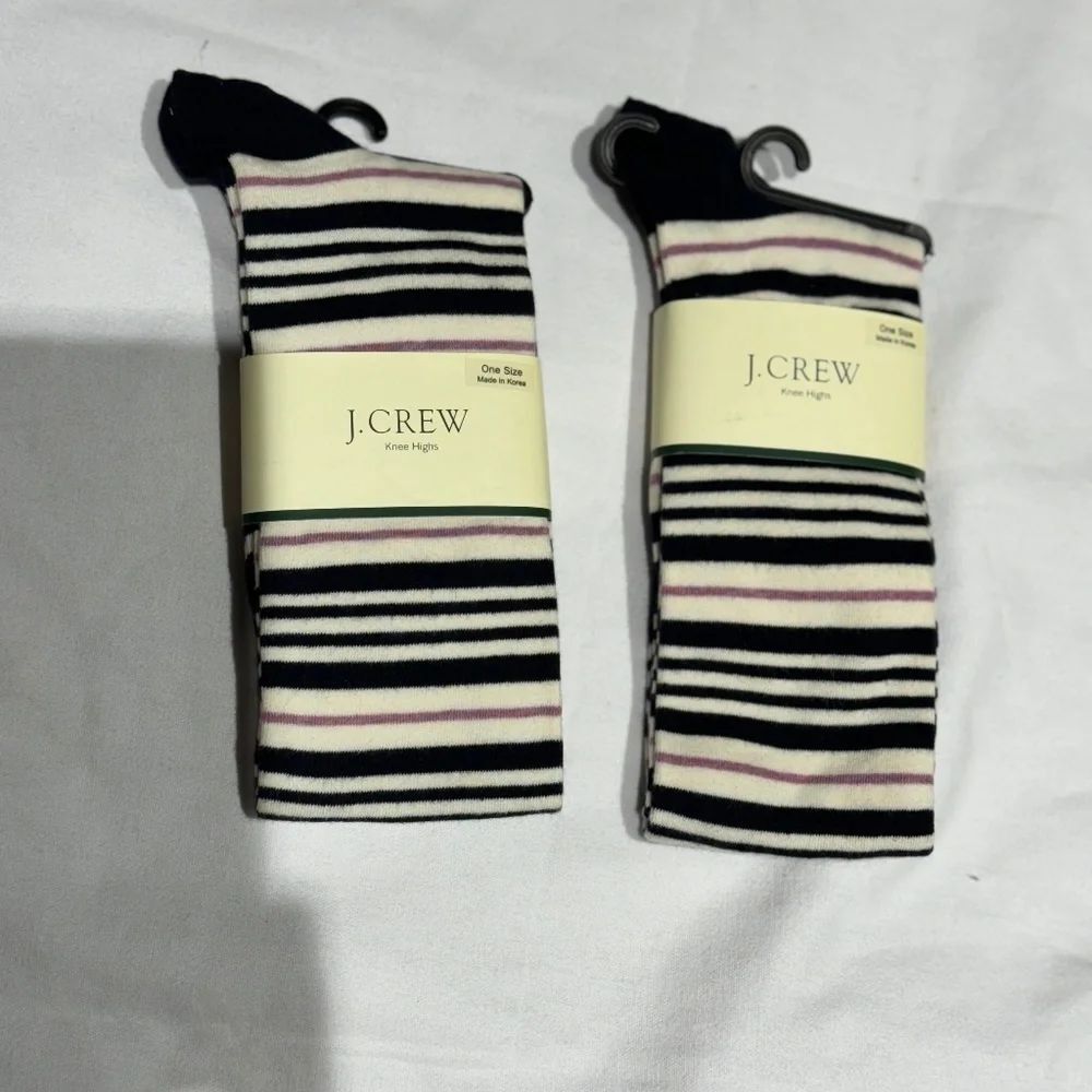 J.Crew Women's Knee High Socks- Lot of 2